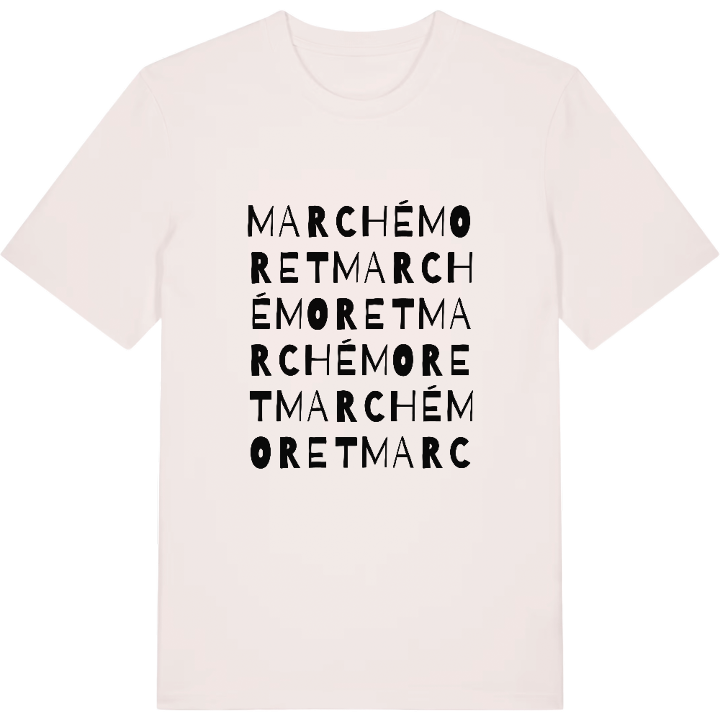 Marchémoret ordlek t-shirt – t-shirt från PinShirt