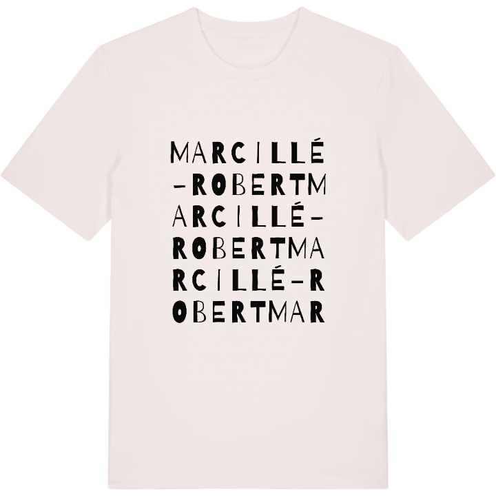 Marcillé-Robert ordlek t-shirt – t-shirt från PinShirt