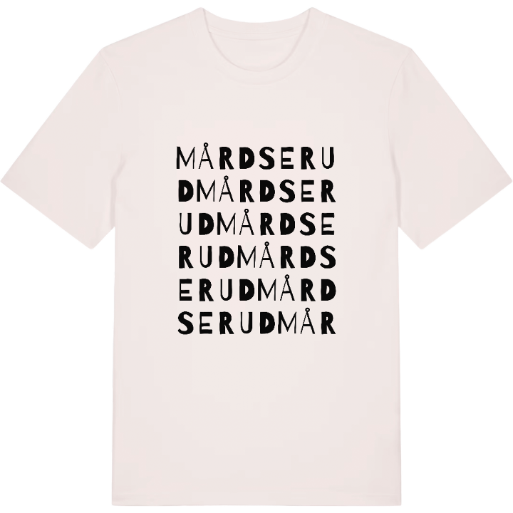 Mårdserud ordlek t-shirt – t-shirt från PinShirt