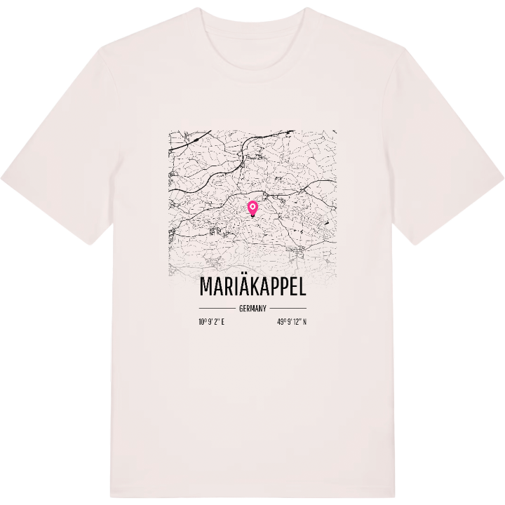 Mariäkappel karta t-shirt – t-shirt från PinShirt