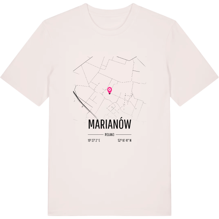 Marianów karta t-shirt – t-shirt från PinShirt