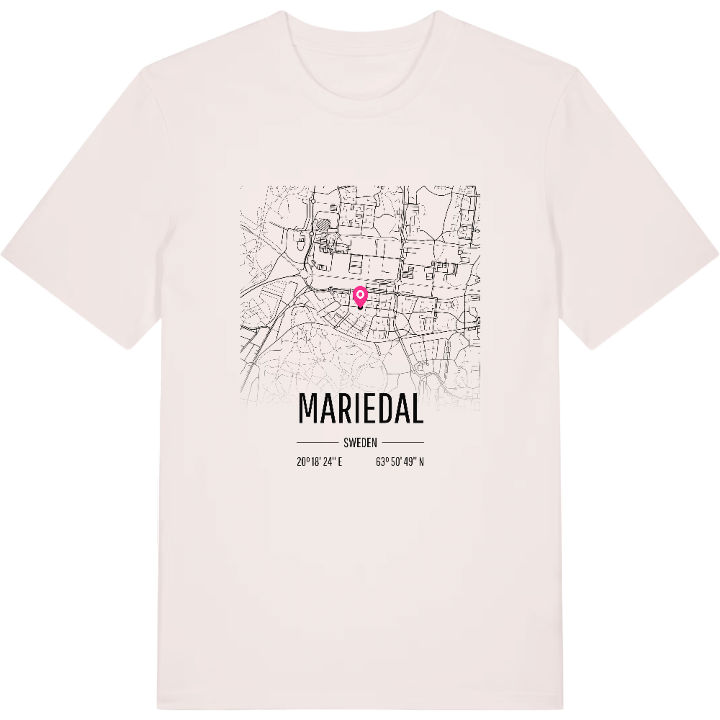 Mariedal karta t-shirt – t-shirt från PinShirt