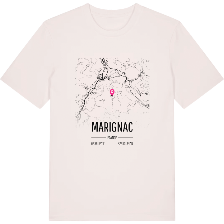 Marignac karta t-shirt – t-shirt från PinShirt