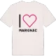 Jag älskar Marignac t-shirt stort tryck