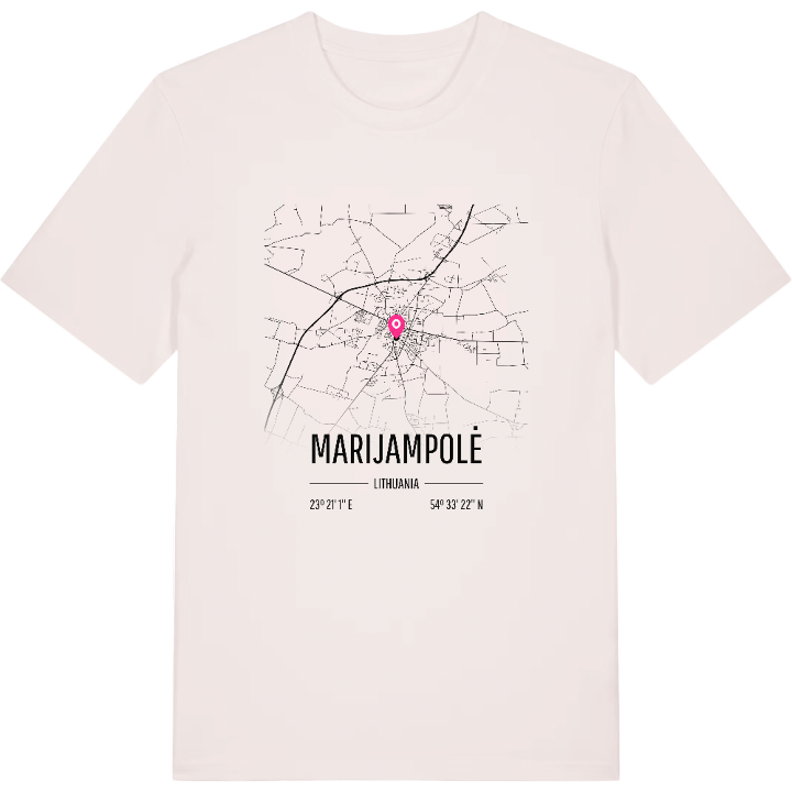 Marijampolė karta t-shirt – t-shirt från PinShirt