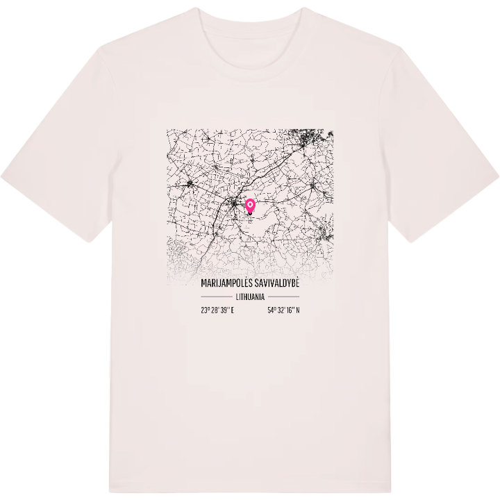 Marijampolės savivaldybė karta t-shirt – t-shirt från PinShirt