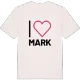 Jag älskar Mark t-shirt stort tryck