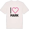 Jag älskar Mark t-shirt stort tryck
