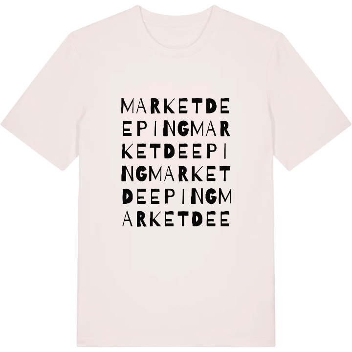 Market Deeping ordlek t-shirt – t-shirt från PinShirt