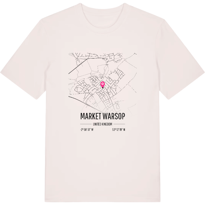 Market Warsop karta t-shirt – t-shirt från PinShirt