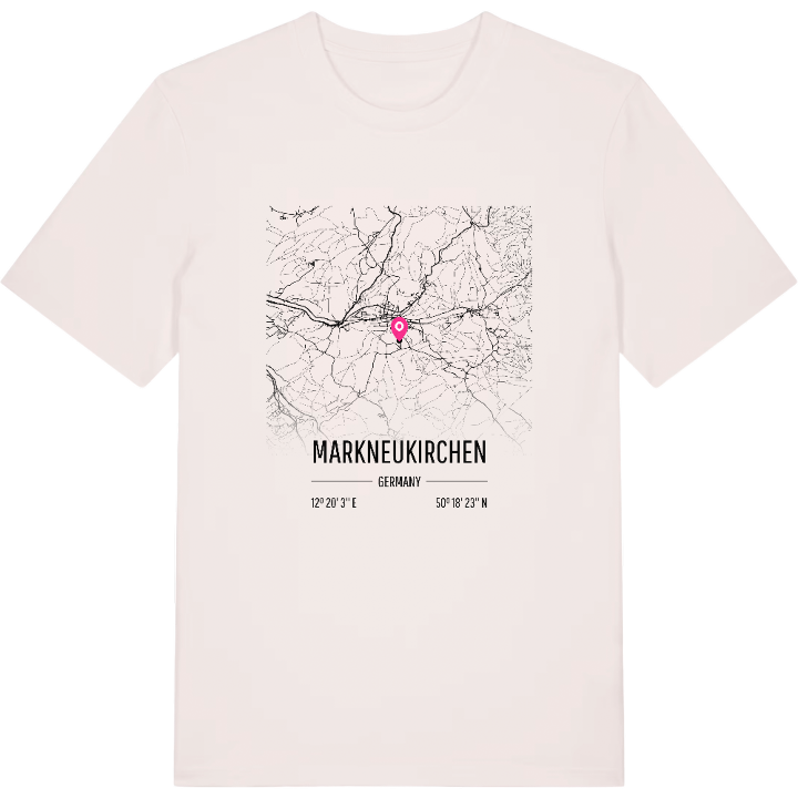 Markneukirchen karta t-shirt – t-shirt från PinShirt