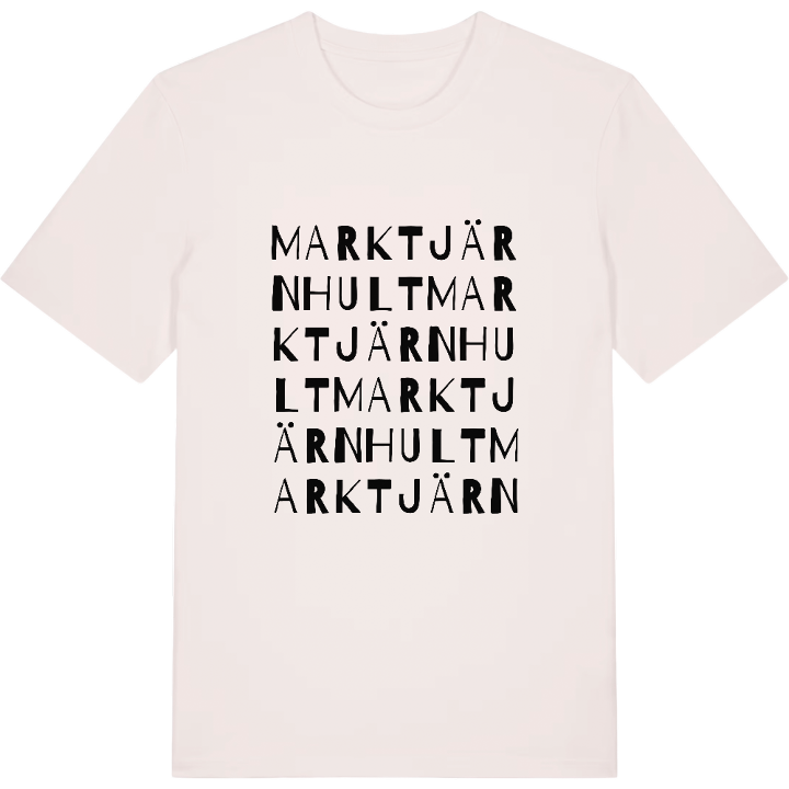 Marktjärnhult ordlek t-shirt – t-shirt från PinShirt