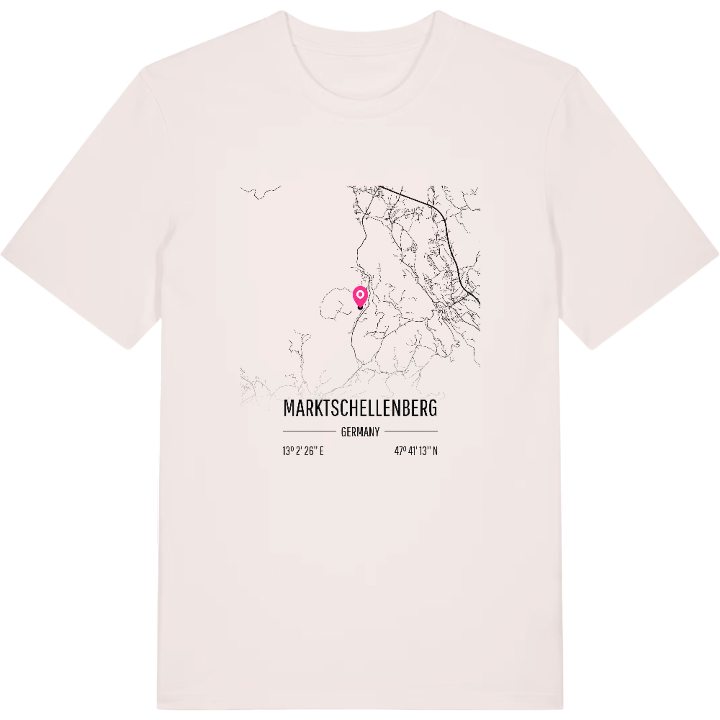 Marktschellenberg karta t-shirt – t-shirt från PinShirt