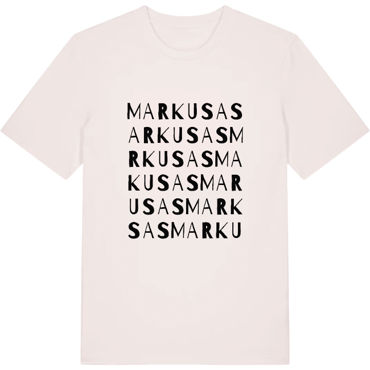 Markusas ordlek t-shirt – t-shirt från PinShirt