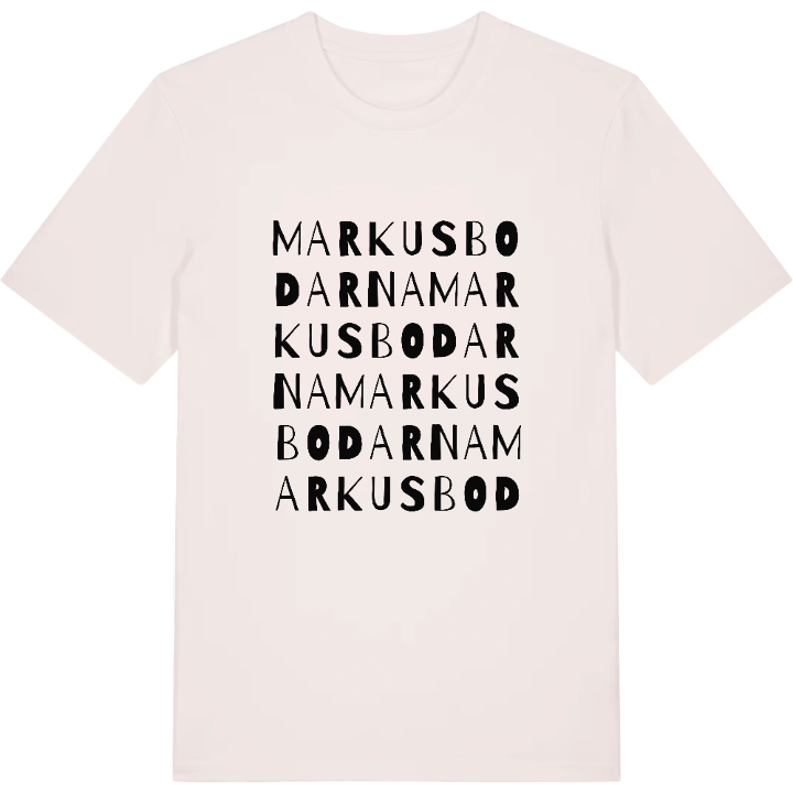 Markusbodarna ordlek t-shirt – t-shirt från PinShirt