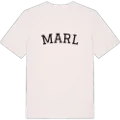 Marl böjd t-shirt