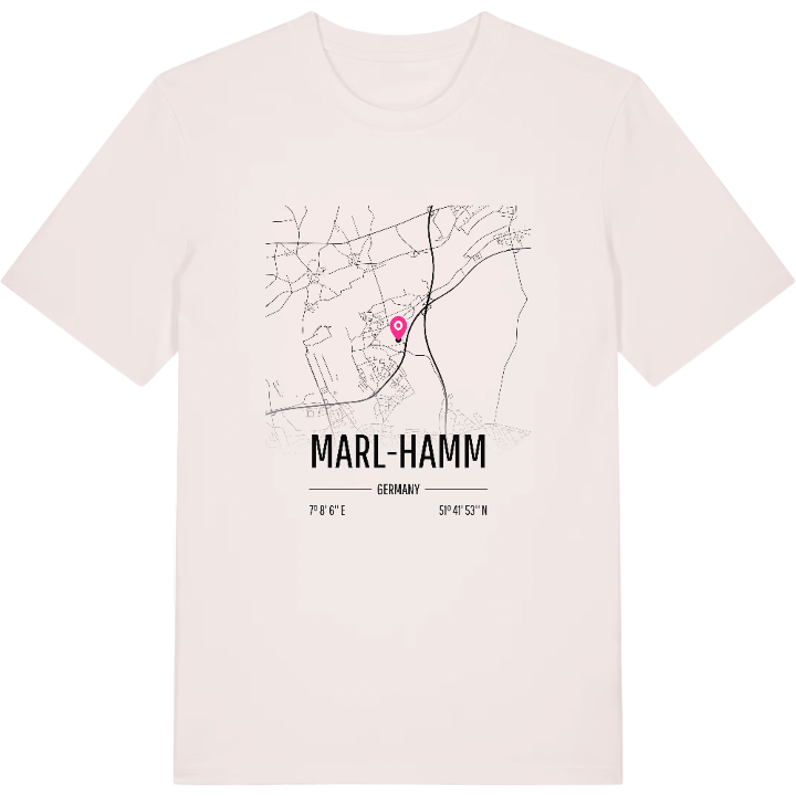 Marl-Hamm karta t-shirt – t-shirt från PinShirt