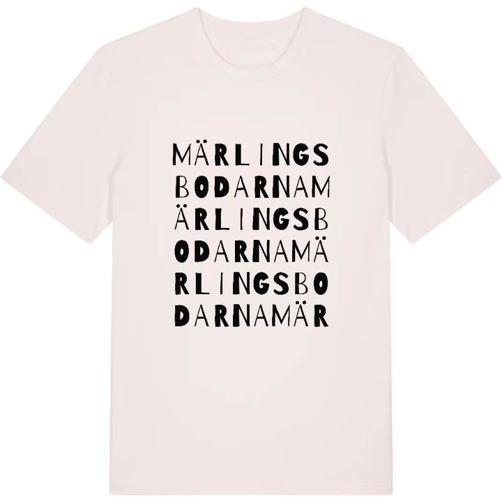 Märlingsbodarna ordlek t-shirt – t-shirt från PinShirt