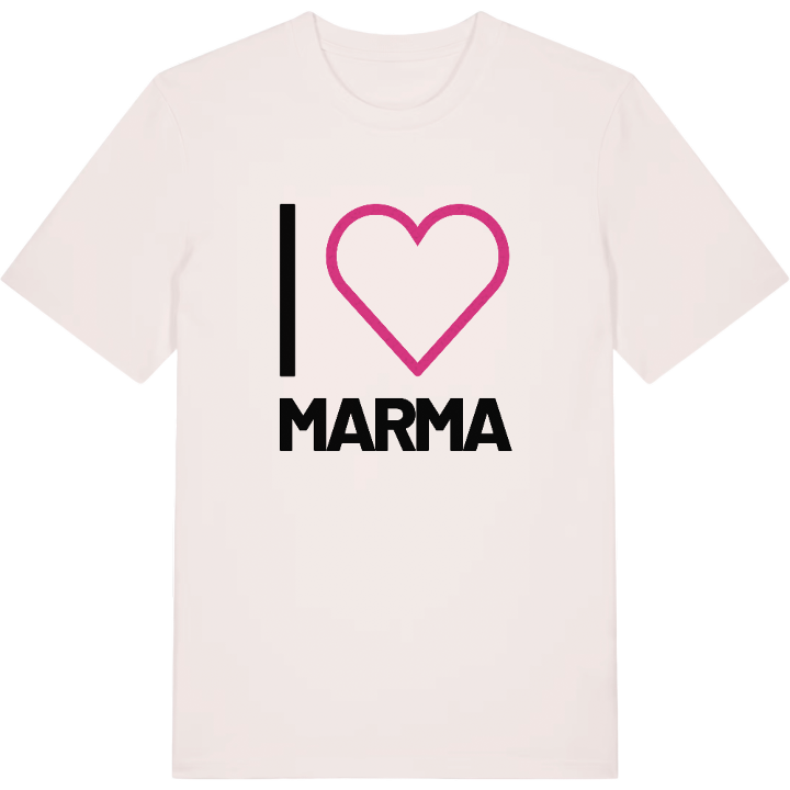 Jag älskar Marma t-shirt stort tryck – t-shirt från PinShirt