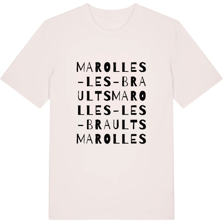 Marolles-les-Braults ordlek t-shirt – t-shirt från PinShirt