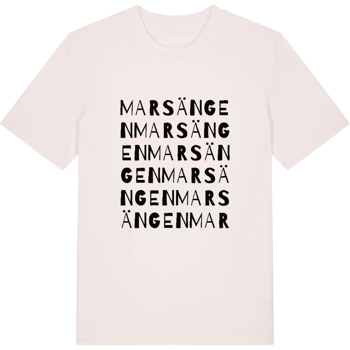 Marsängen ordlek t-shirt – t-shirt från PinShirt