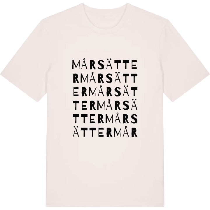 Mårsätter ordlek t-shirt – t-shirt från PinShirt