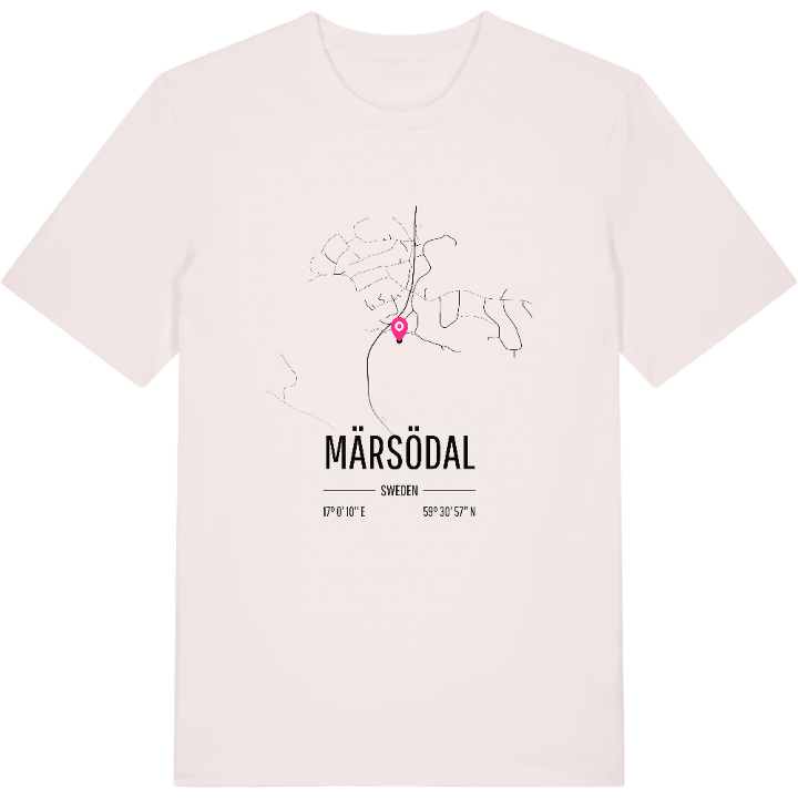 Märsödal karta t-shirt – t-shirt från PinShirt