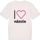 Jag älskar Märsön t-shirt stort tryck