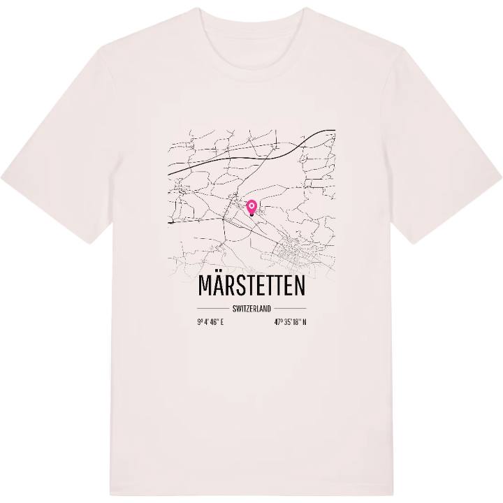 Märstetten karta t-shirt – t-shirt från PinShirt