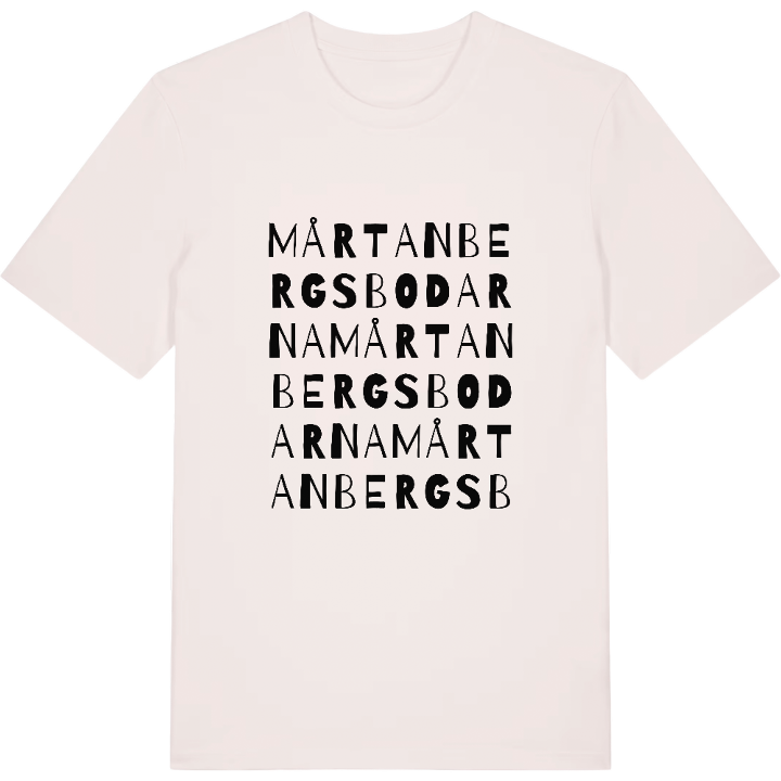 Mårtanbergsbodarna ordlek t-shirt – t-shirt från PinShirt