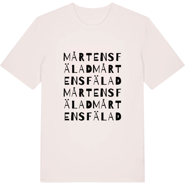 Mårtens fälad ordlek t-shirt – t-shirt från PinShirt