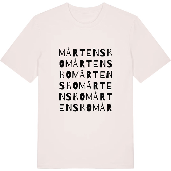 Mårtensbo ordlek t-shirt – t-shirt från PinShirt