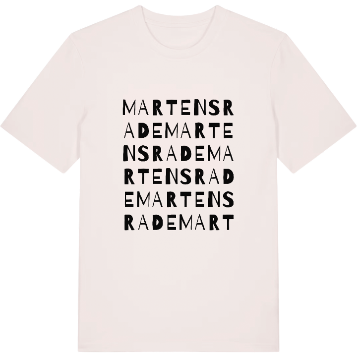 Martensrade ordlek t-shirt – t-shirt från PinShirt