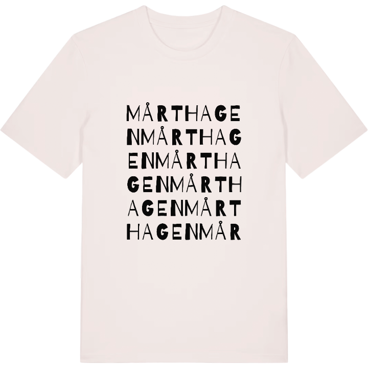 Mårthagen ordlek t-shirt – t-shirt från PinShirt