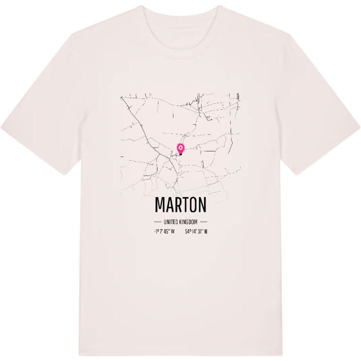Marton karta t-shirt – t-shirt från PinShirt