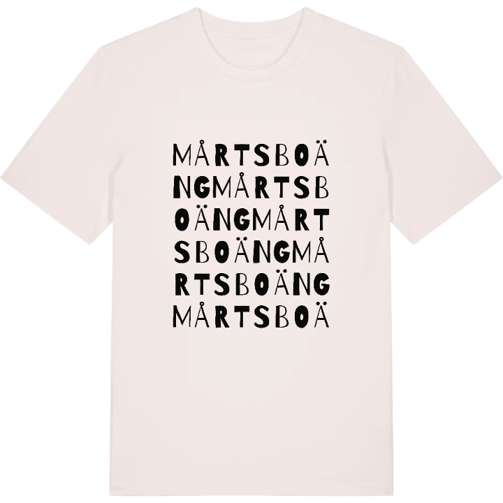 Mårtsboäng ordlek t-shirt – t-shirt från PinShirt