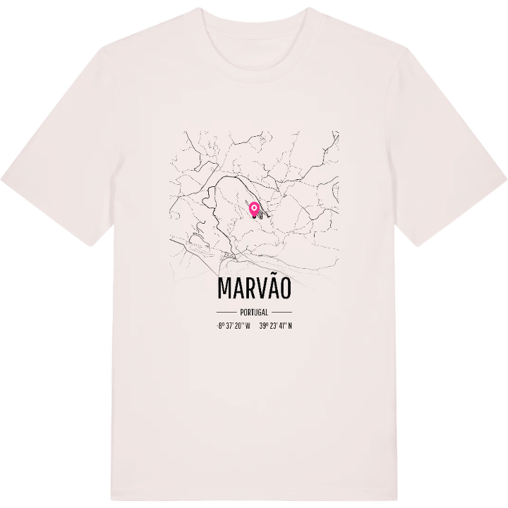 Marvão karta t-shirt – t-shirt från PinShirt