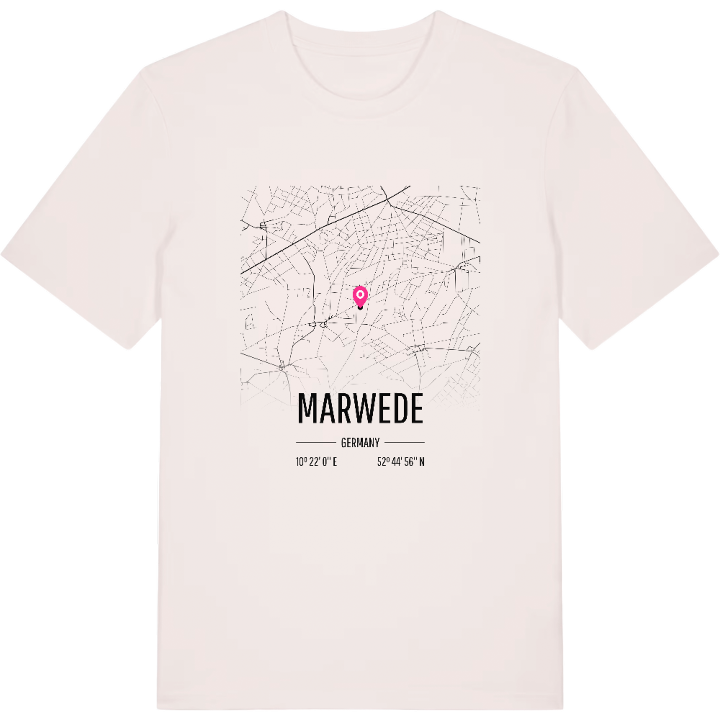 Marwede karta t-shirt – t-shirt från PinShirt