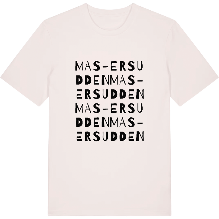 Mas-Ersudden ordlek t-shirt – t-shirt från PinShirt