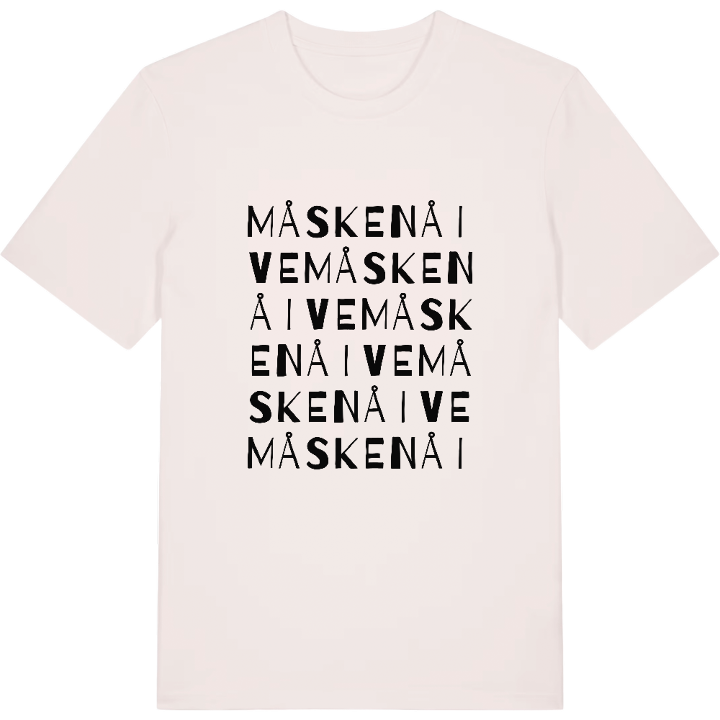 Måskenåive ordlek t-shirt – t-shirt från PinShirt