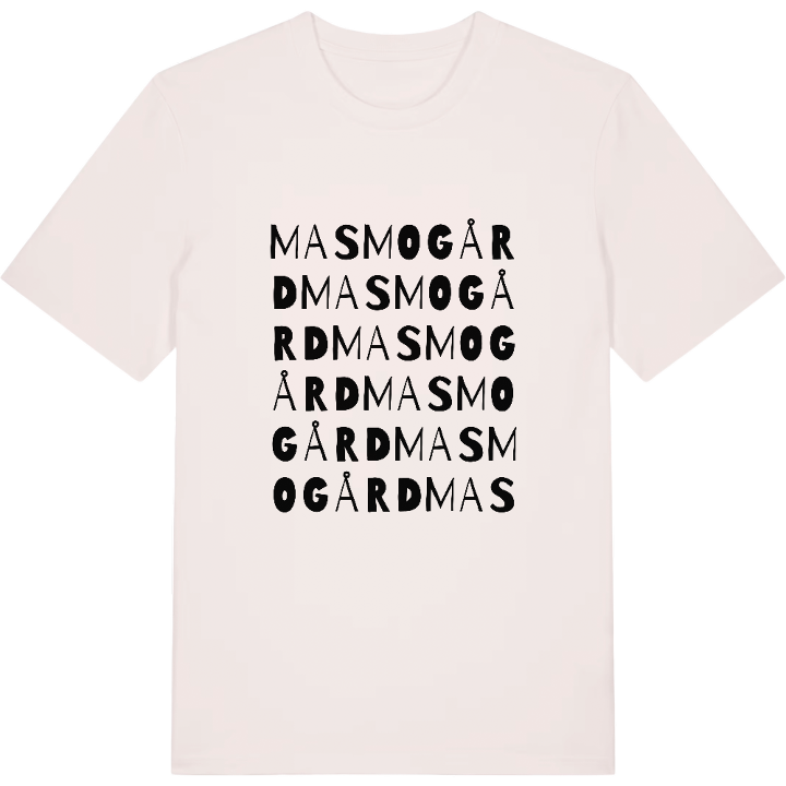 Masmo gård ordlek t-shirt – t-shirt från PinShirt