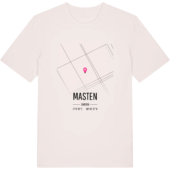 Masten karta t-shirt – t-shirt från PinShirt