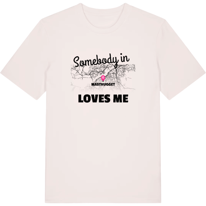 Någon i Masthugget älskar mig t-shirt – t-shirt från PinShirt