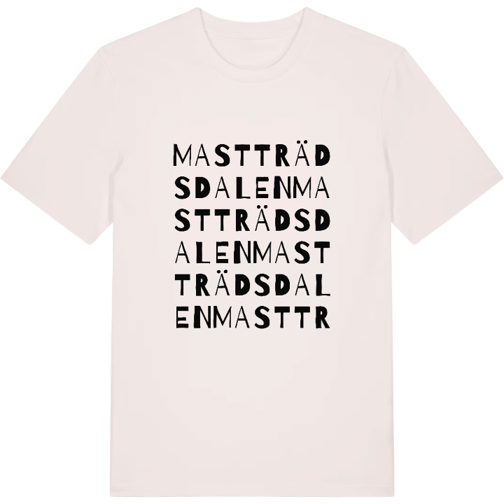 Mastträdsdalen ordlek t-shirt – t-shirt från PinShirt