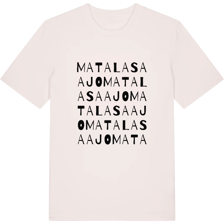 Matalasaajo ordlek t-shirt – t-shirt från PinShirt