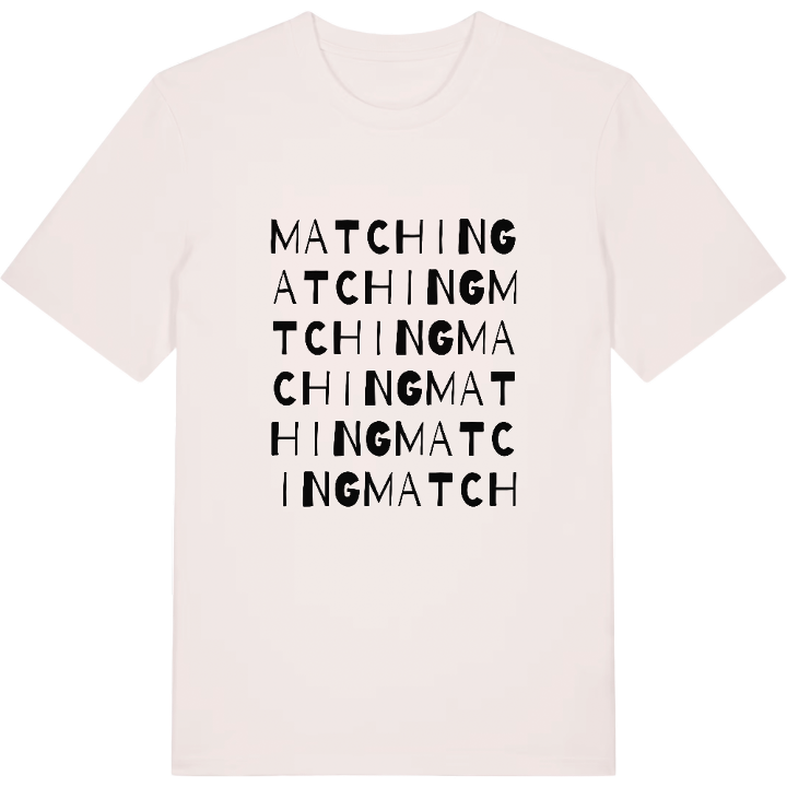 Matching ordlek t-shirt – t-shirt från PinShirt