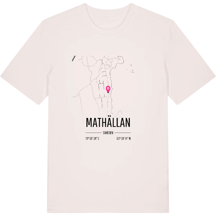 Mathällan karta t-shirt – t-shirt från PinShirt