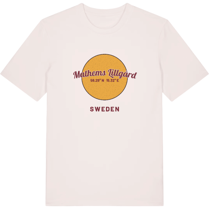Mathems Lillgård cirkel t-shirt – t-shirt från PinShirt