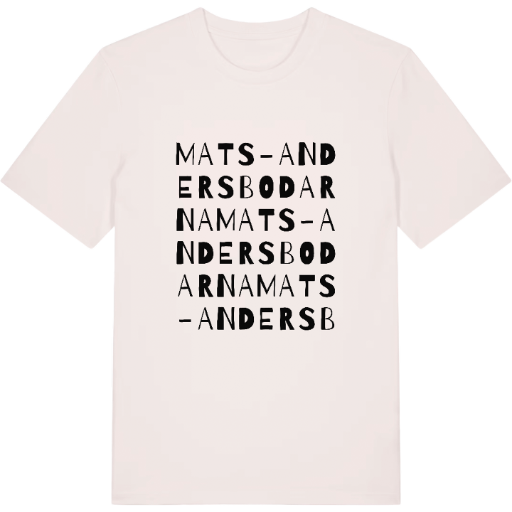 Mats-Andersbodarna ordlek t-shirt – t-shirt från PinShirt