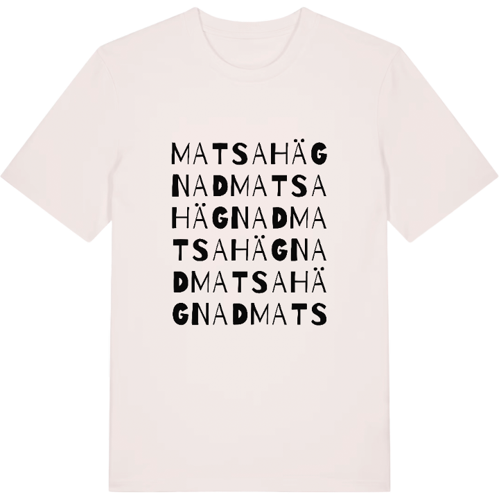 Matsahägnad ordlek t-shirt – t-shirt från PinShirt